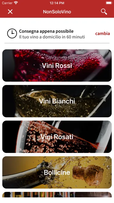 NonSoloVino Ekran Görüntüleri