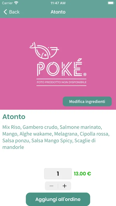 ภาพหน้าจอของ Pokè Hawaiian Taste