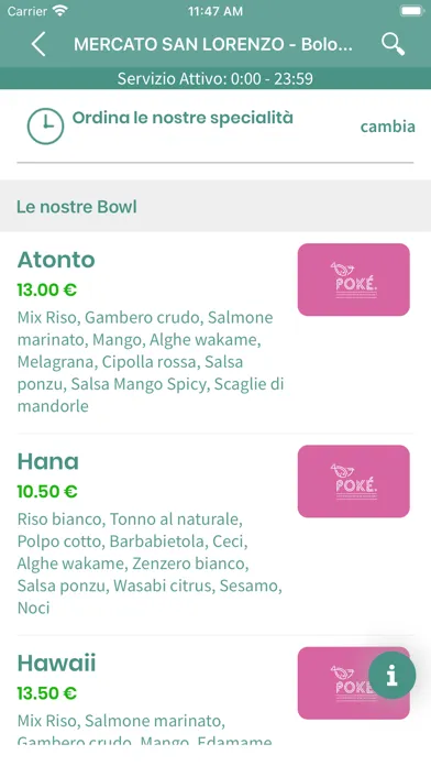 ภาพหน้าจอของ Pokè Hawaiian Taste