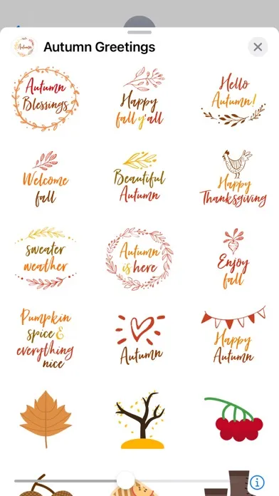 Autumn Greetings Screenshots