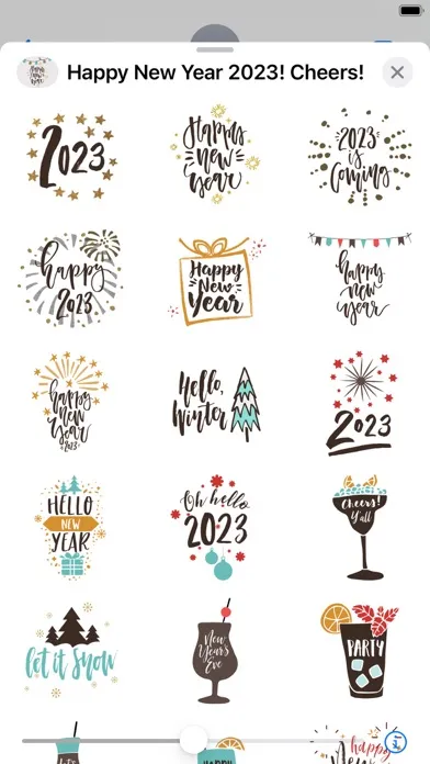Happy New Year 2023! Cheers! 스크린샷