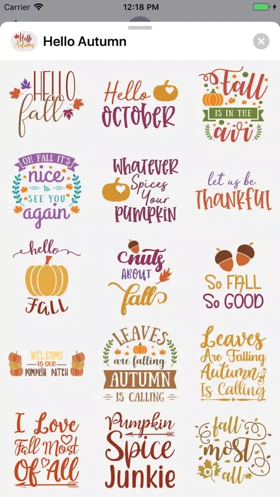 Hello Autumn应用截图