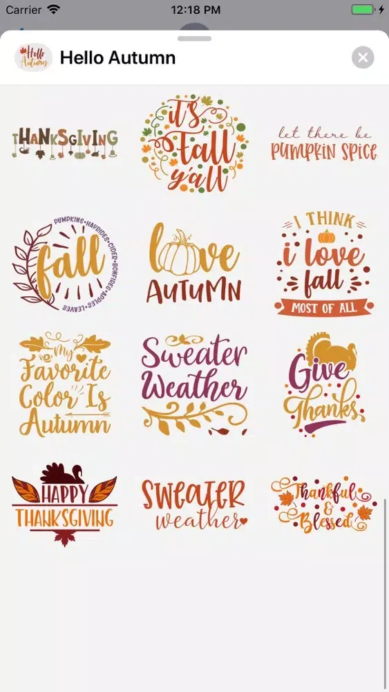 Hello Autumn应用截图