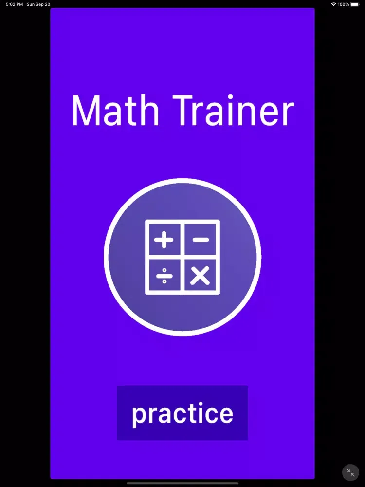 Math Trainer by Aarav iPad 应用截图
