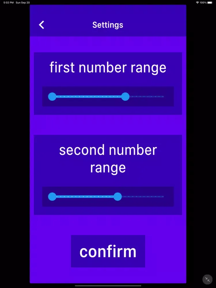Math Trainer by Aarav iPad 应用截图