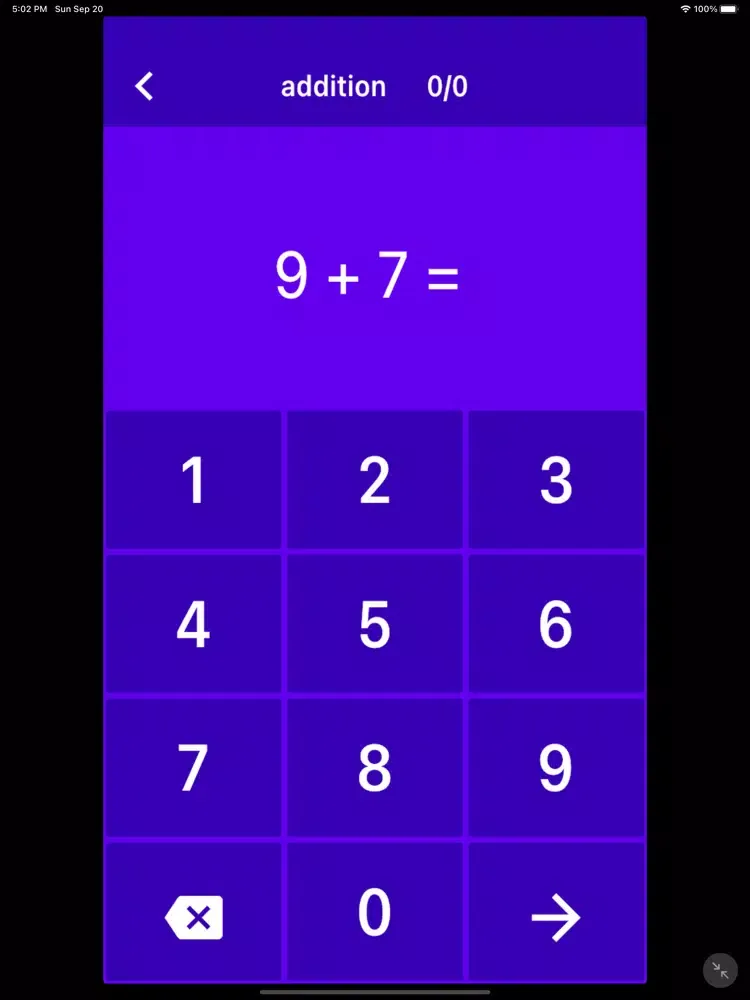 Math Trainer by Aarav iPad 应用截图