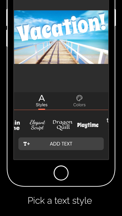 ภาพหน้าจอของ Typetastic: Text on Photos