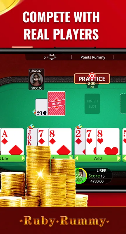 Ruby Rummy Screenshots