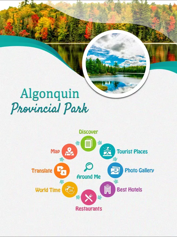 Screenshot di Algonquin Provincial Park iPad