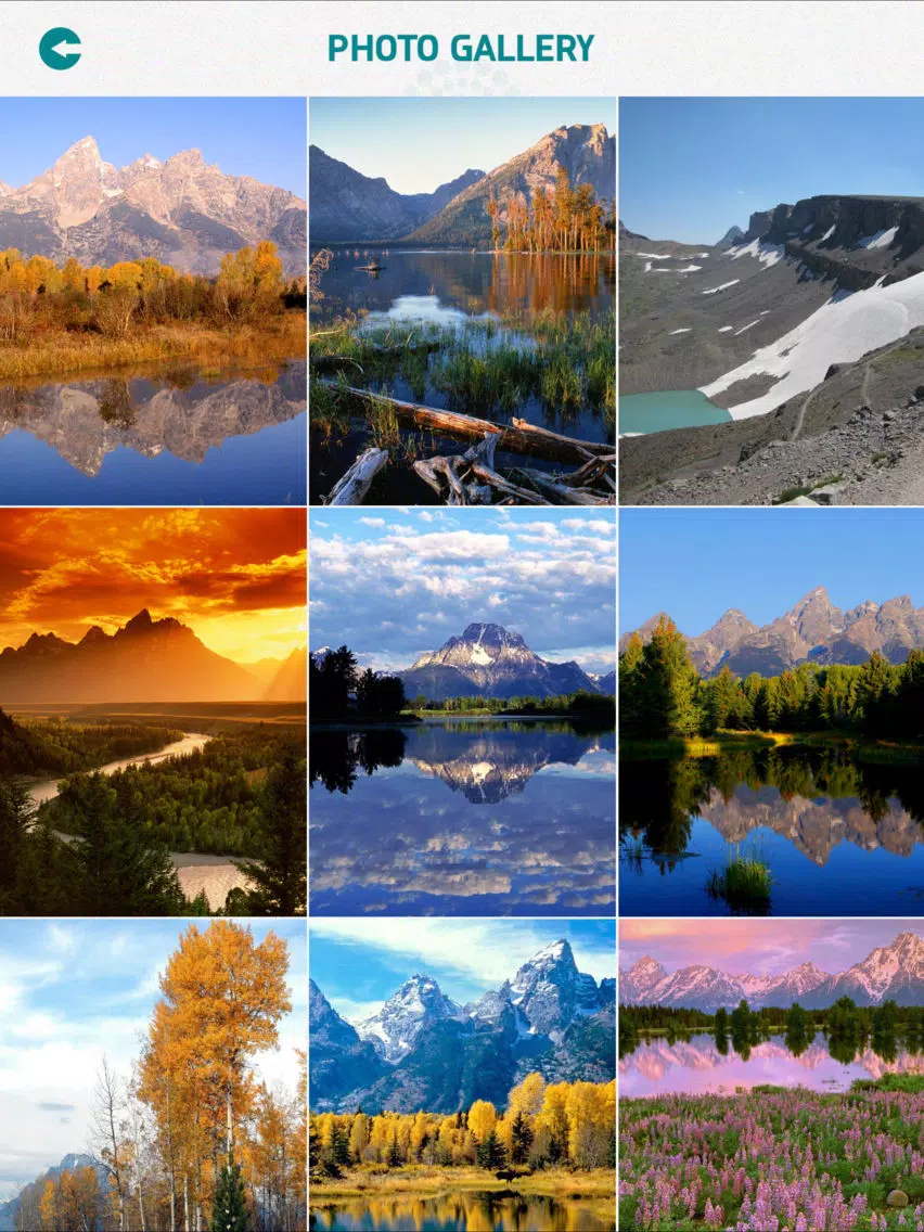 Grand Teton National Park iPad 应用截图