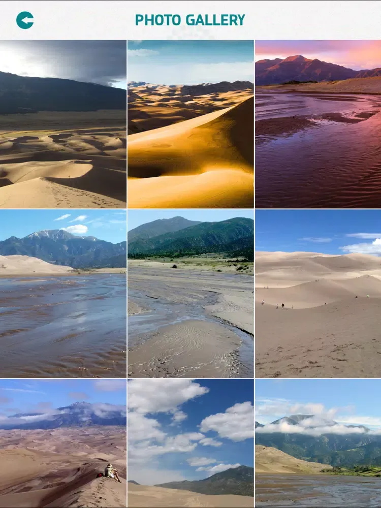Capturas de pantalla de Great Sand Dunes National Park iPad