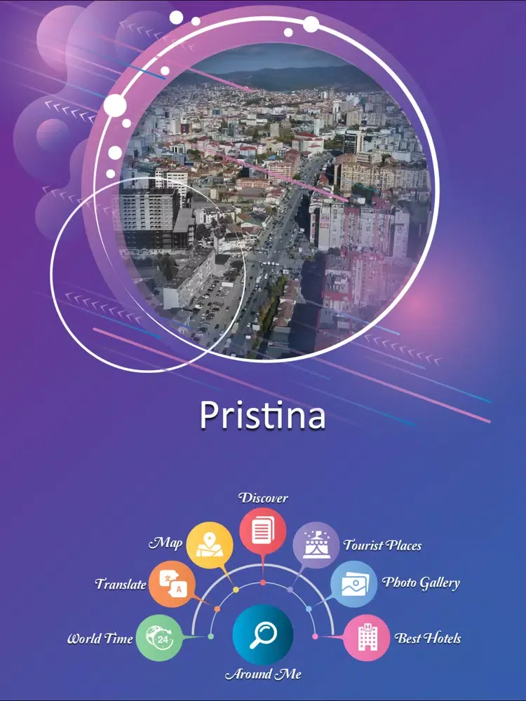 Ảnh chụp màn hình của Pristina City Guide iPad 