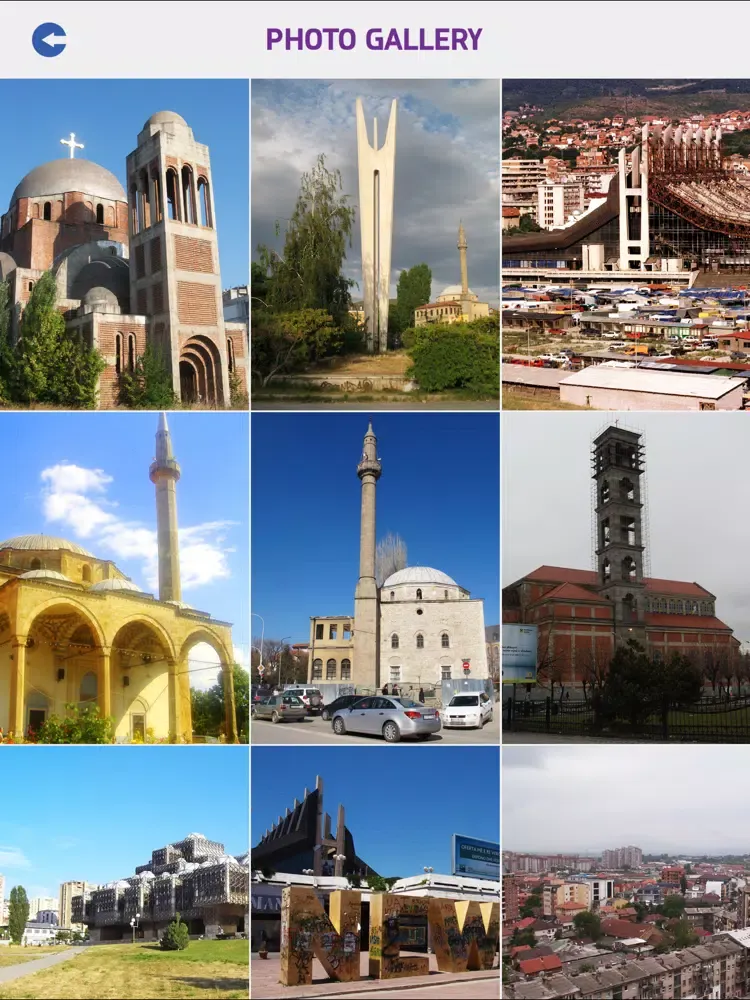 Ảnh chụp màn hình của Pristina City Guide iPad 