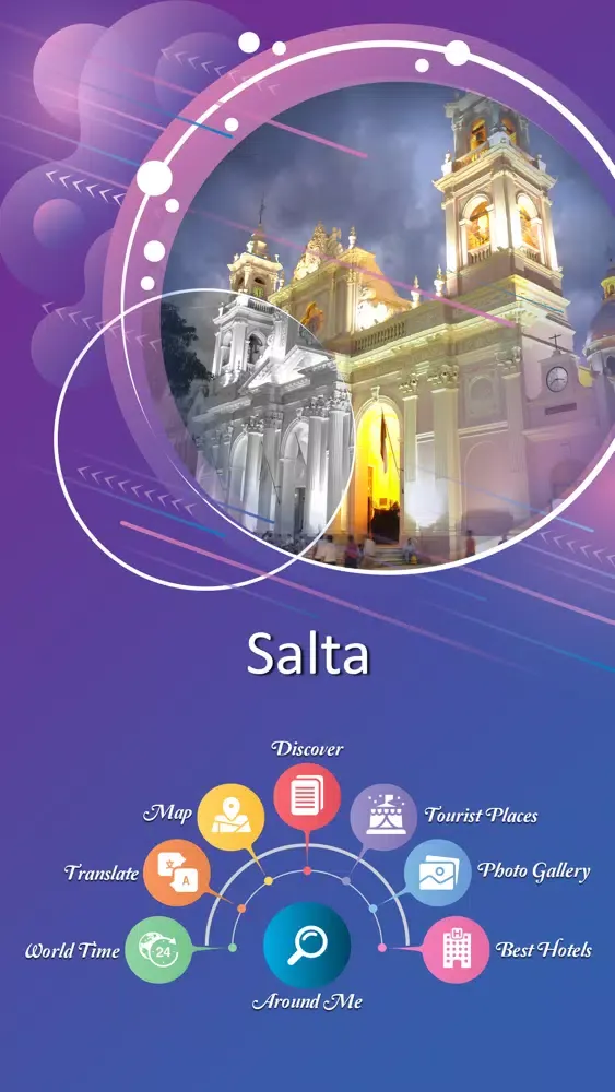 Tangkapan layar Salta Tourism Guide
