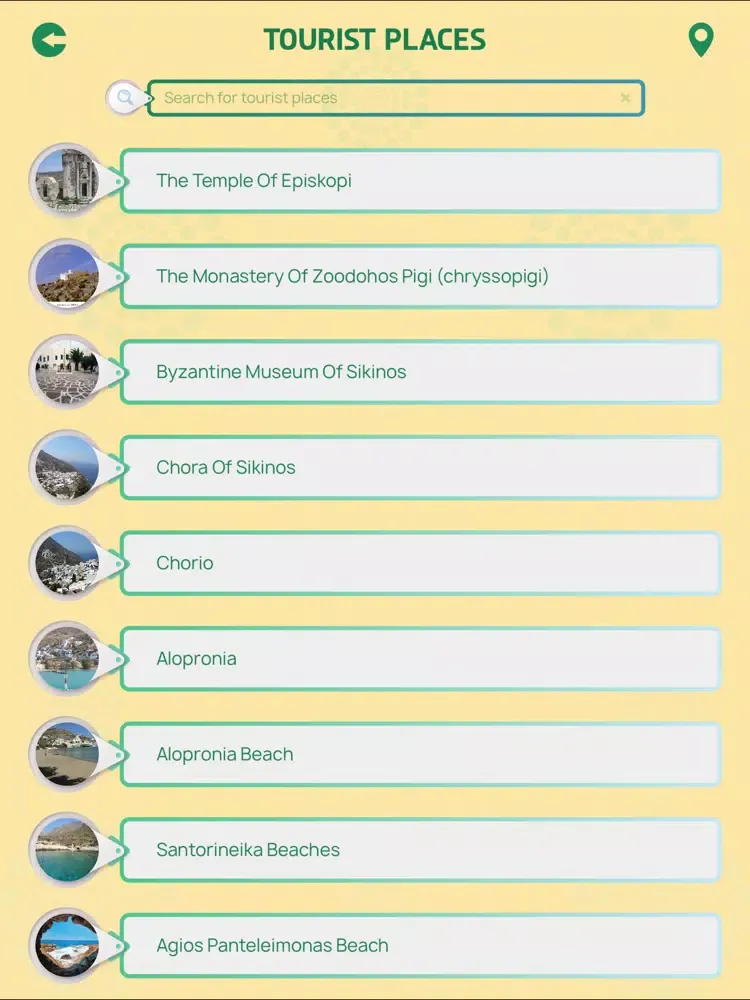 Скриншоты Visit Sikinos Island iPad 