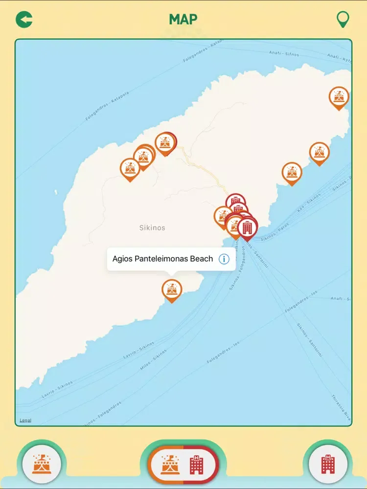 Скриншоты Visit Sikinos Island iPad 