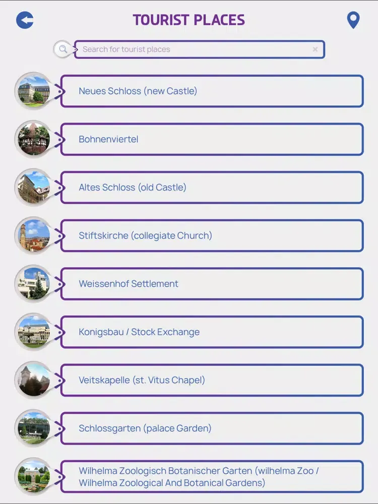Screenshot di Stuttgart City Guide iPad