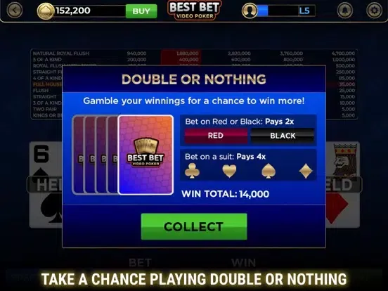 Captures d'écran de Best Bet Video Poker iPad 
