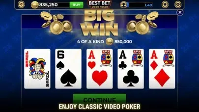 Captures d'écran de Best Bet Video Poker