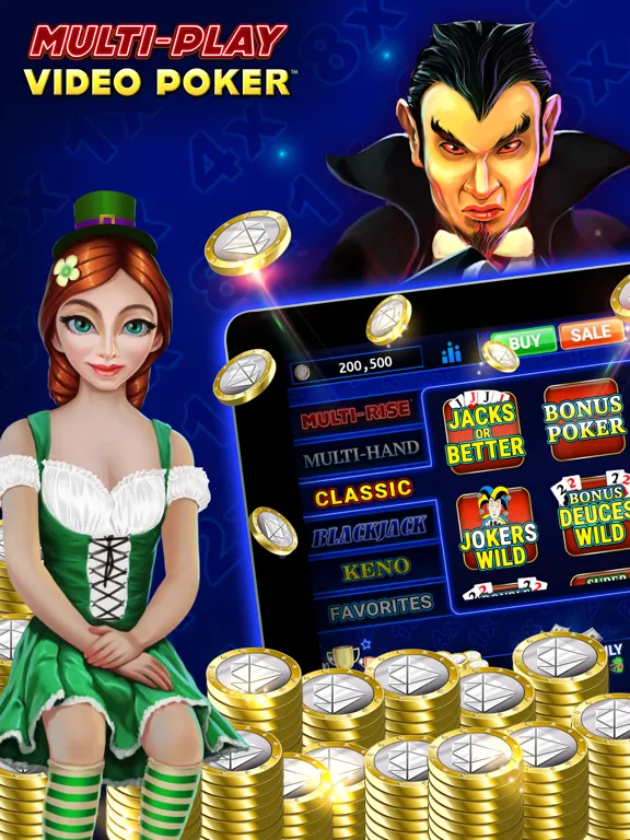 Tangkapan layar Multi-Play Video Poker™ iPad 