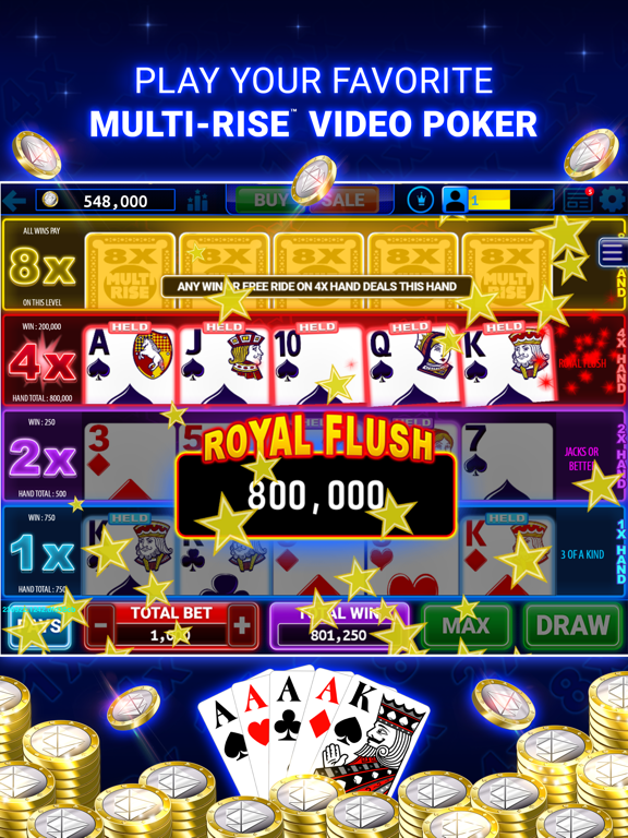 Multi-Play Video Poker™ iPad  স্ক্রিনশট
