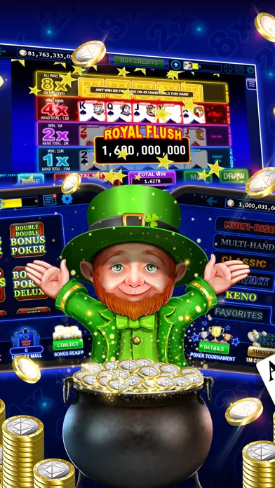 Tangkapan layar Multi-Play Video Poker™
