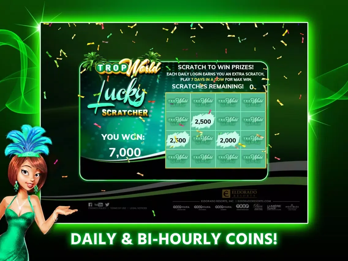 Capturas de tela do TropWorld Casino | Slots Games iPad 