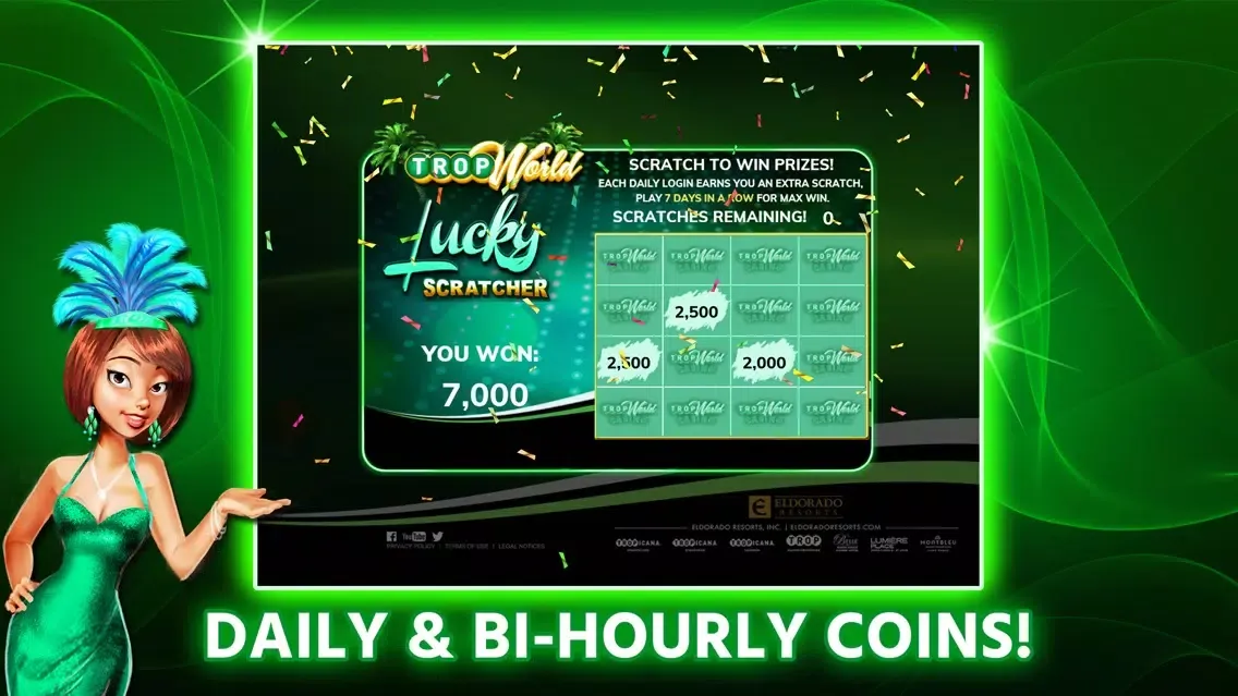 Capturas de tela do TropWorld Casino | Slots Games