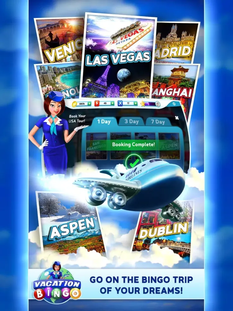 Zrzuty ekranu Vacation Bingo|Fun Bingo Games iPad 