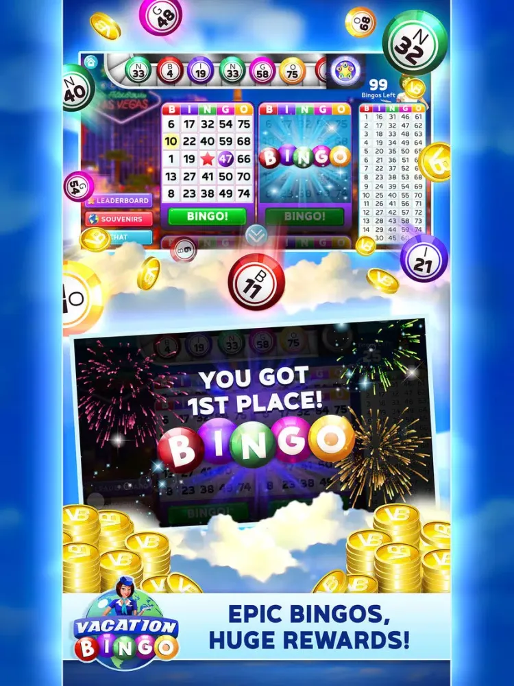 Zrzuty ekranu Vacation Bingo|Fun Bingo Games iPad 