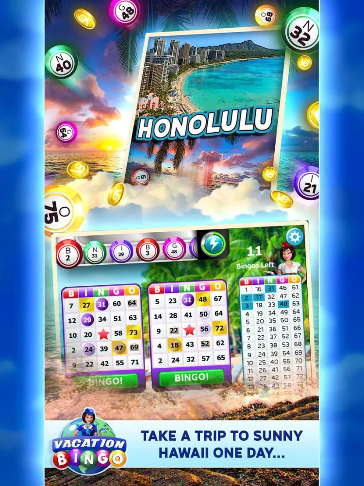 Zrzuty ekranu Vacation Bingo|Fun Bingo Games iPad 