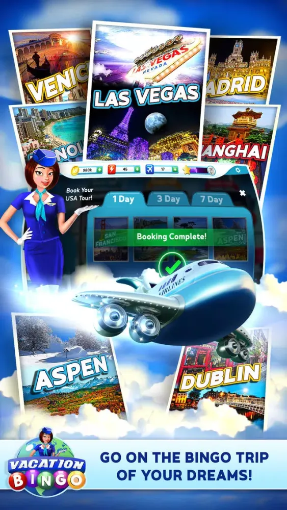 Zrzuty ekranu Vacation Bingo|Fun Bingo Games