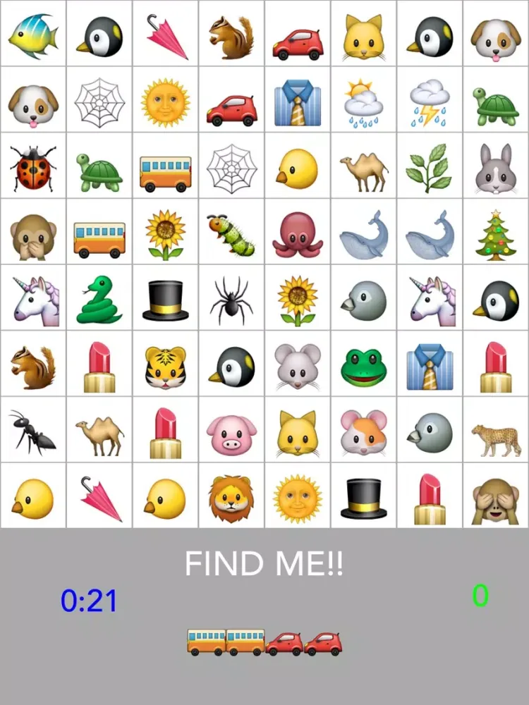 Zrzuty ekranu Emoji One Word Search iPad 