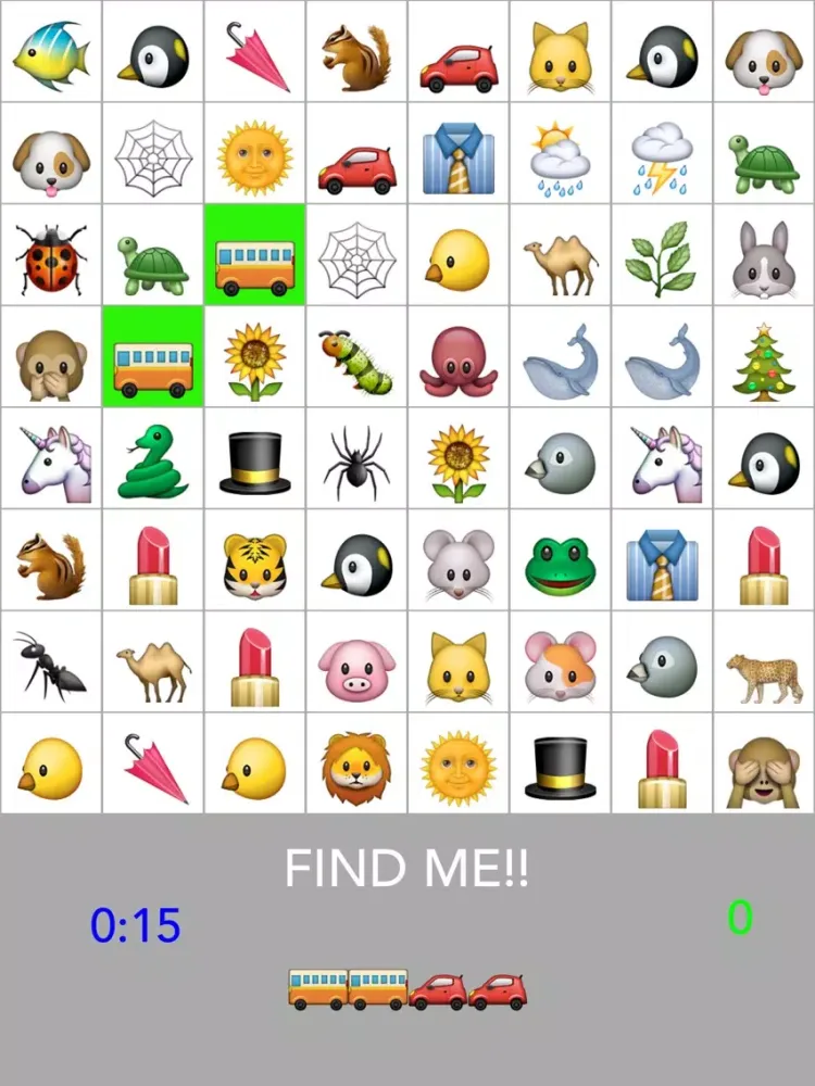 Zrzuty ekranu Emoji One Word Search iPad 