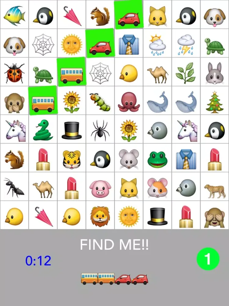 Zrzuty ekranu Emoji One Word Search iPad 