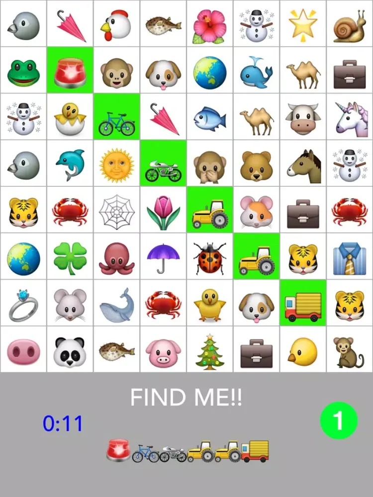 Zrzuty ekranu Emoji One Word Search iPad 
