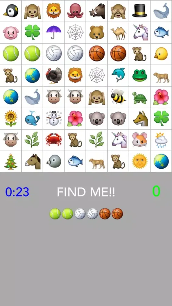 Zrzuty ekranu Emoji One Word Search