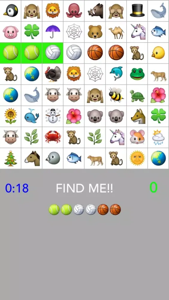 Zrzuty ekranu Emoji One Word Search