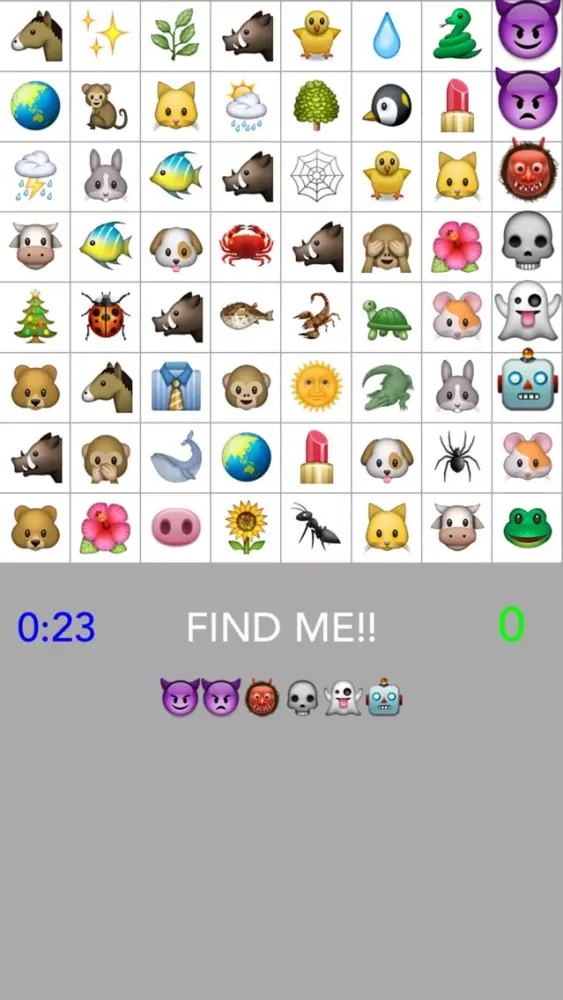 Zrzuty ekranu Emoji One Word Search