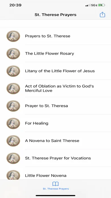 Screenshot di Saint Therese Prayers