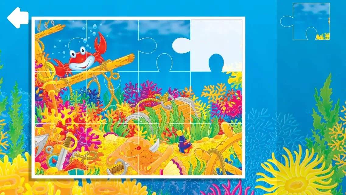 In the Deep Ocean. Jigsaw Puzzle স্ক্রিনশট