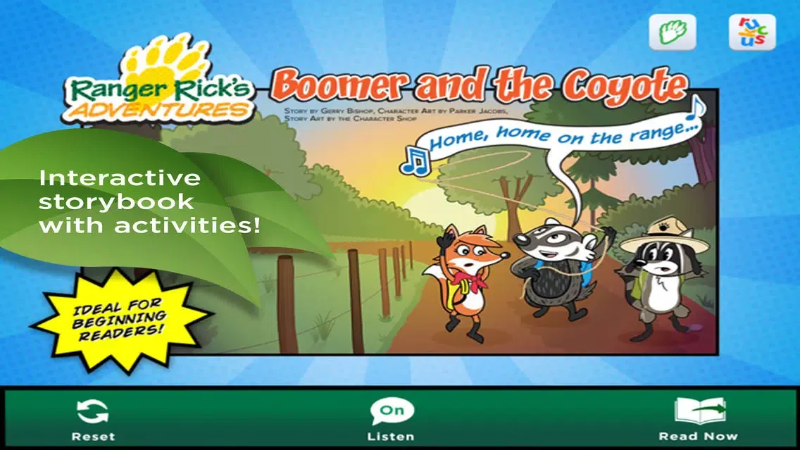 Capturas de tela do Ranger Rick: Boomer & Coyote
