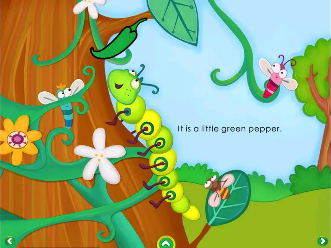 Tangkapan skrin Crayola: Caterpillar's Colors iPad 