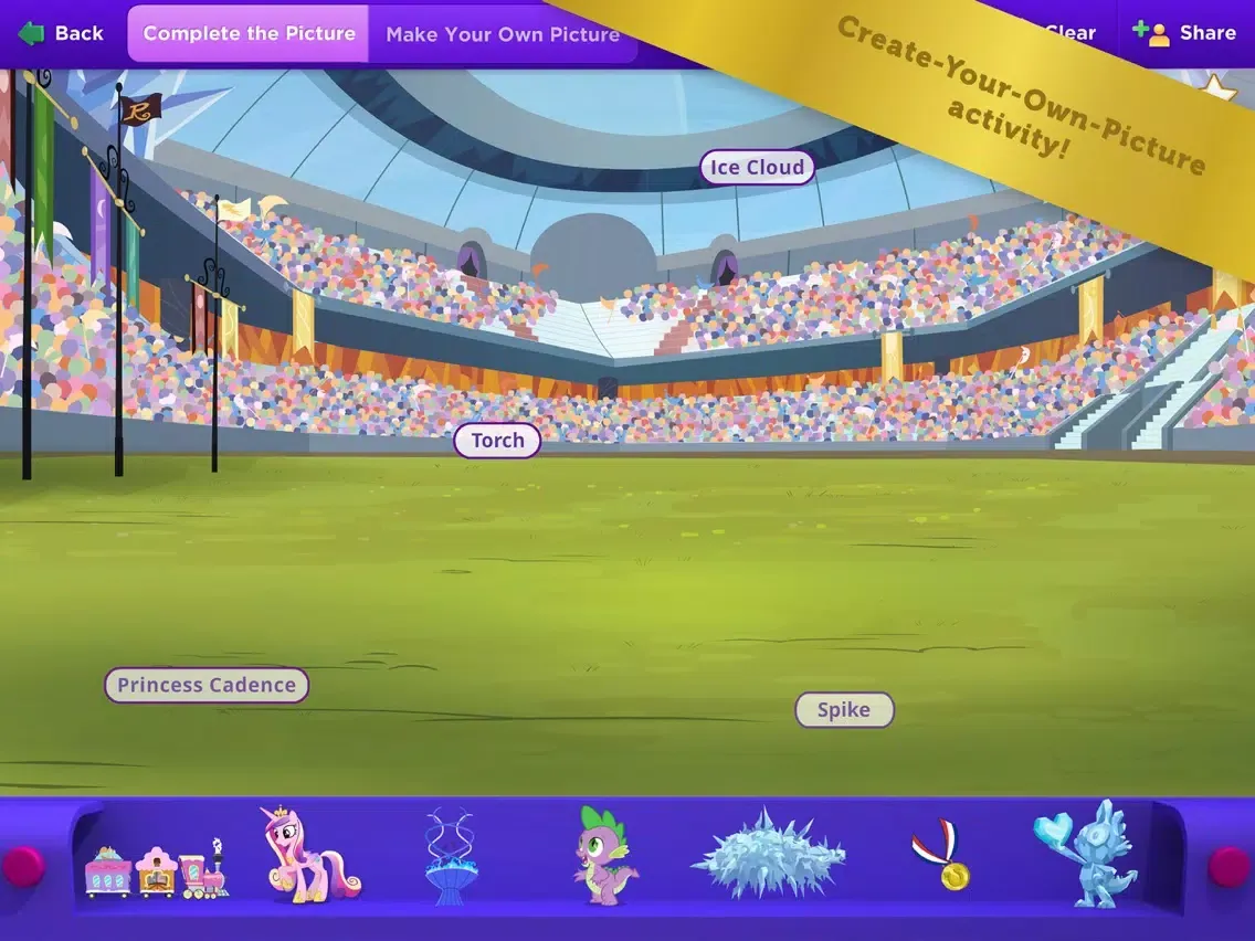 Capturas de pantalla de My Little Pony: Equestria Games iPad