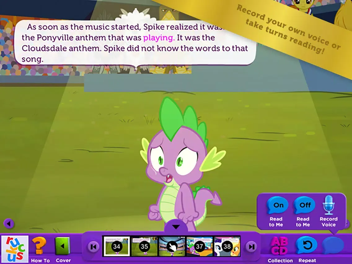 Capturas de pantalla de My Little Pony: Equestria Games iPad