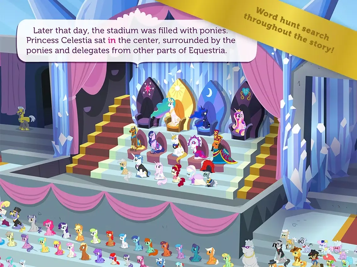 Capturas de pantalla de My Little Pony: Equestria Games iPad