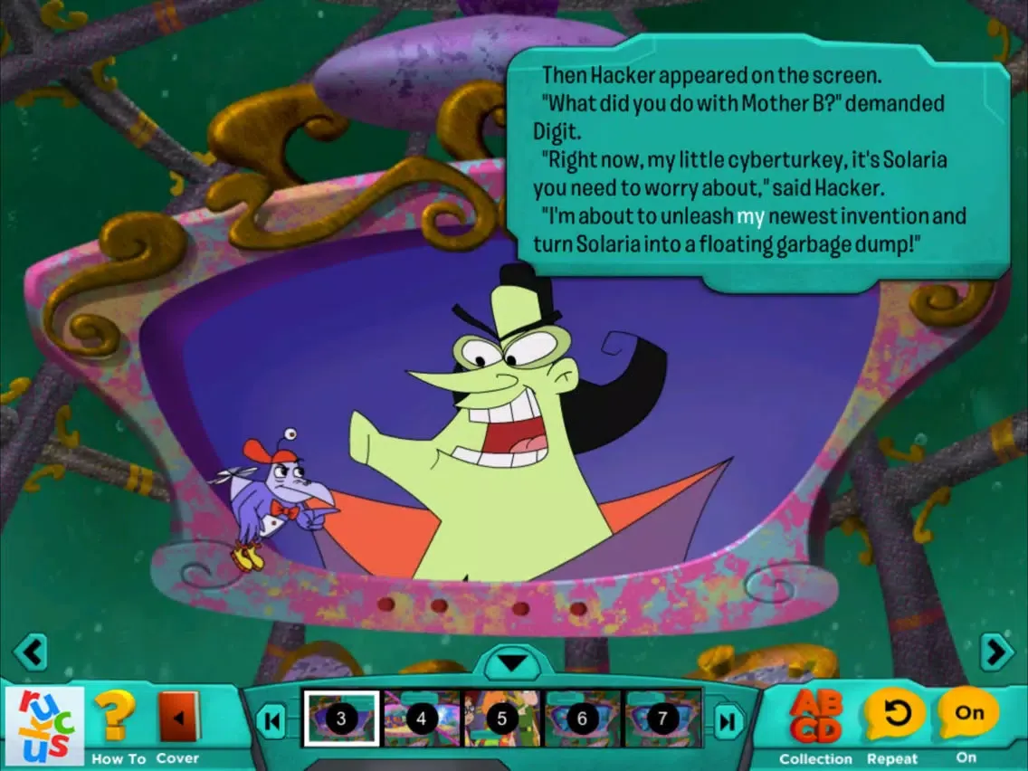 Tangkapan skrin Cyberchase: The Hacker's Challenge iPad 