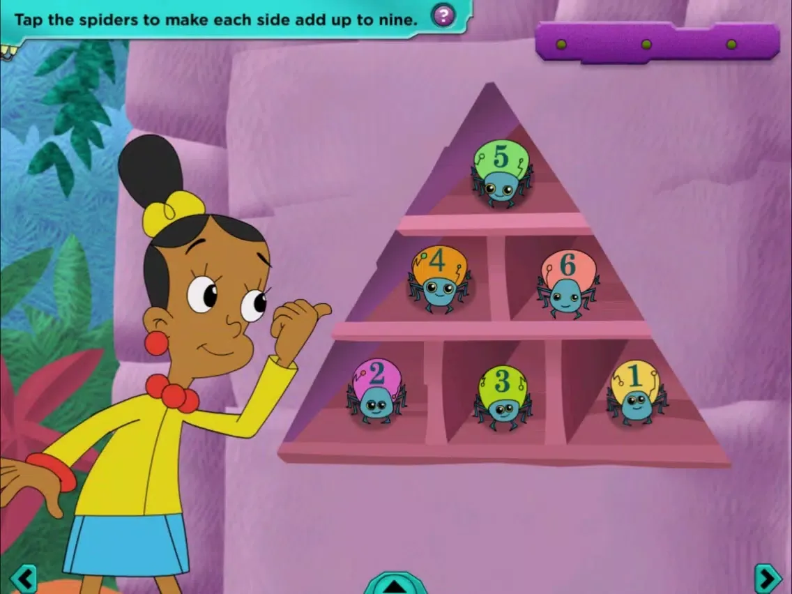 Tangkapan skrin Cyberchase: The Hacker's Challenge iPad 