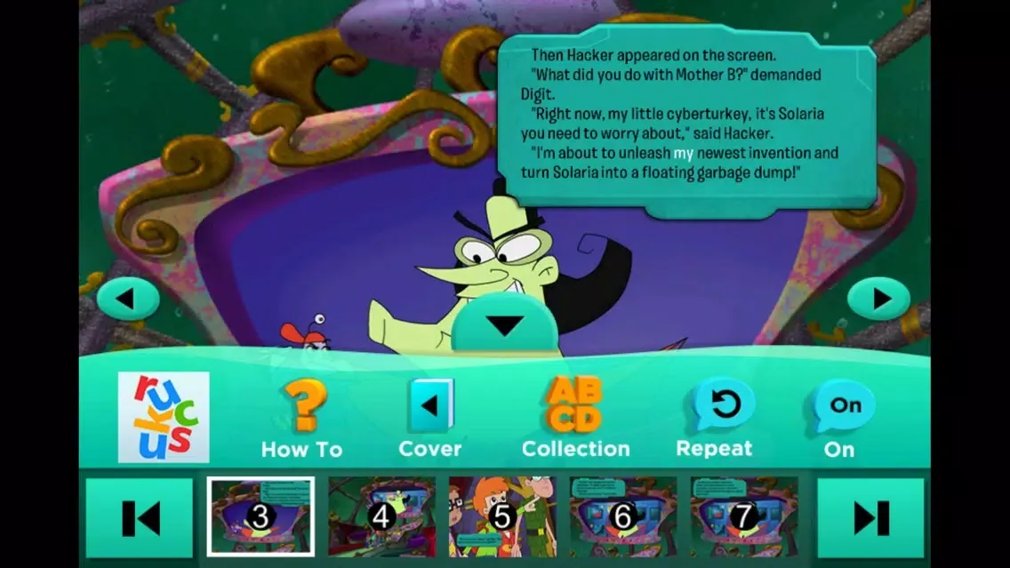 Tangkapan skrin Cyberchase: The Hacker's Challenge