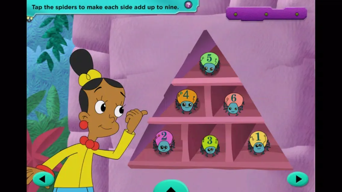 Tangkapan skrin Cyberchase: The Hacker's Challenge
